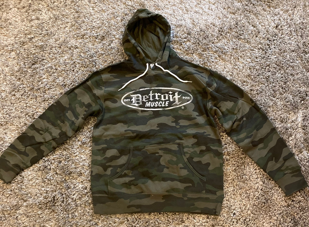 Detroit Muscle Woodland Camo Hoodie