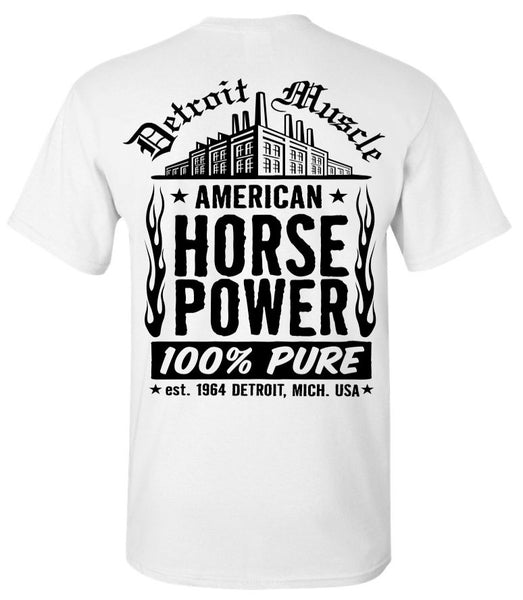 Large Factory Back T, White