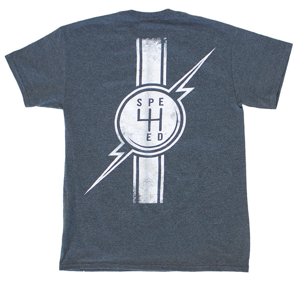 Detroit Muscle Speed Shifter Heather Grey T-Shirt