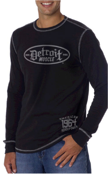 Long Sleeve Unisex Thermal Shirt - Black