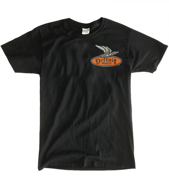 Detroit Muscle Spark Plug T-Shirt Orange