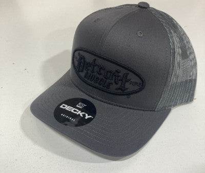 Trucker Hat, Snap Back, Grey