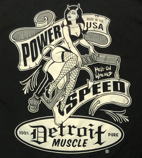 Detroit Muscle Devil Girl Hell on Wheels