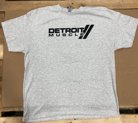 Detroit Muscle Grey Rally Stripe T-Shirt