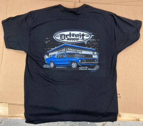 Detroit Muscle Blue Boss T-Shirt