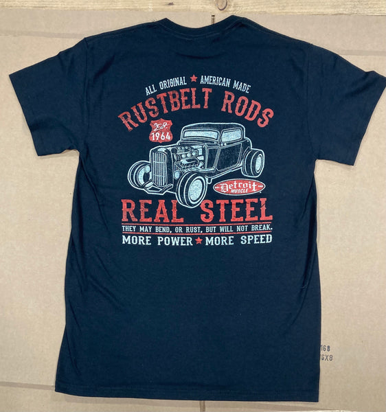 Detroit Muscle Real Steel Hot Rod T-Shirt