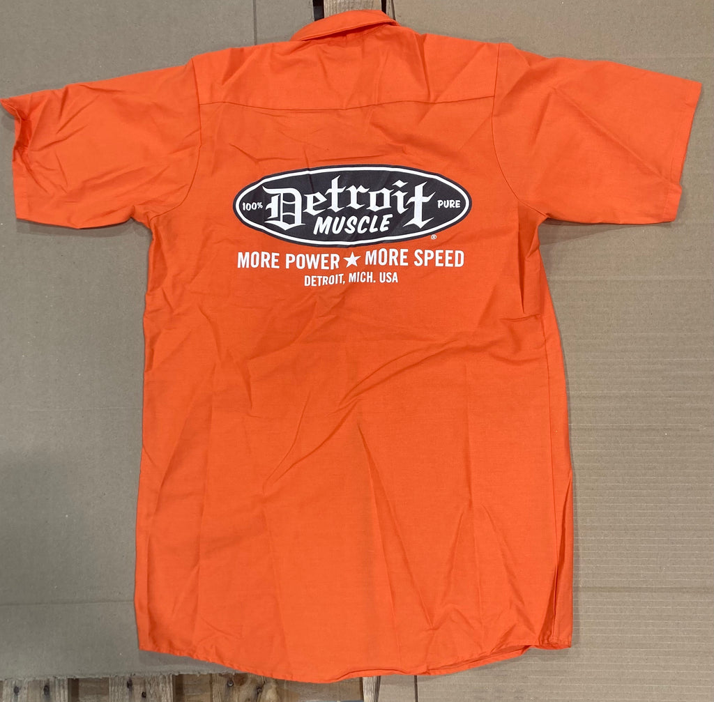 Detroit Muscle Work Shirt, County Orange