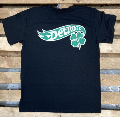 Detroit Muscle St. Pattys Day T-Shirt Black