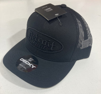 Trucker Hat, Snap Back, Black