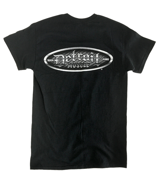 Detroit Muscle, Carbon Fiber Tee, Black