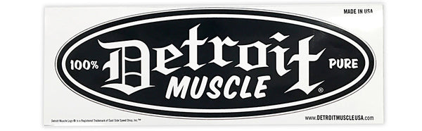 Detroit Muscle Logo Decal