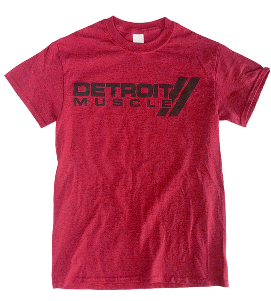 Detroit Muscle Vintage Red Rally Stripe T-Shirt