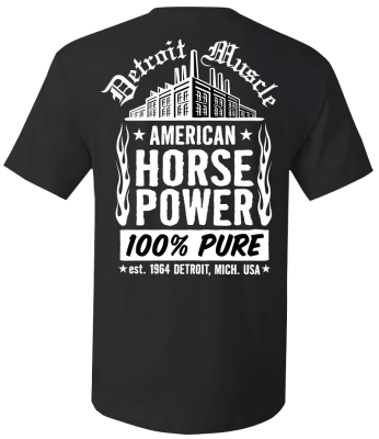 Large Factory Back T, Black